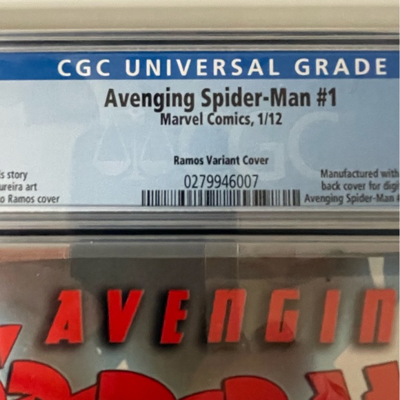 2012 Avenging Spider-Man Variant #1 CGC 8.5 - Ramos Cover & Madureira art - Picture 3 of 6